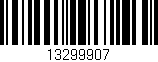 Código de barras (EAN, GTIN, SKU, ISBN): '13299907'