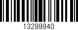 Código de barras (EAN, GTIN, SKU, ISBN): '13299940'