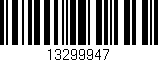 Código de barras (EAN, GTIN, SKU, ISBN): '13299947'
