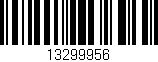 Código de barras (EAN, GTIN, SKU, ISBN): '13299956'
