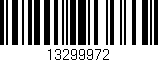 Código de barras (EAN, GTIN, SKU, ISBN): '13299972'