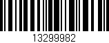 Código de barras (EAN, GTIN, SKU, ISBN): '13299982'