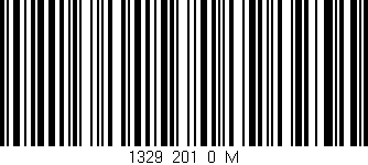 Código de barras (EAN, GTIN, SKU, ISBN): '1329_201_0_M'
