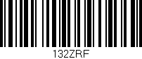 Código de barras (EAN, GTIN, SKU, ISBN): '132ZRF'