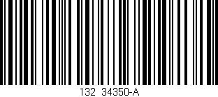 Código de barras (EAN, GTIN, SKU, ISBN): '132/34350-A'
