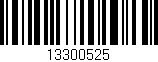 Código de barras (EAN, GTIN, SKU, ISBN): '13300525'