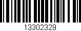 Código de barras (EAN, GTIN, SKU, ISBN): '13302329'
