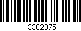 Código de barras (EAN, GTIN, SKU, ISBN): '13302375'