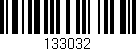Código de barras (EAN, GTIN, SKU, ISBN): '133032'