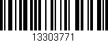 Código de barras (EAN, GTIN, SKU, ISBN): '13303771'