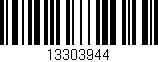Código de barras (EAN, GTIN, SKU, ISBN): '13303944'