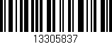 Código de barras (EAN, GTIN, SKU, ISBN): '13305837'