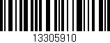 Código de barras (EAN, GTIN, SKU, ISBN): '13305910'
