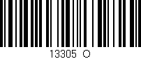 Código de barras (EAN, GTIN, SKU, ISBN): '13305_O'