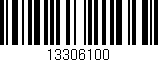 Código de barras (EAN, GTIN, SKU, ISBN): '13306100'