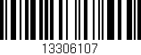 Código de barras (EAN, GTIN, SKU, ISBN): '13306107'