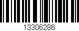Código de barras (EAN, GTIN, SKU, ISBN): '13306286'