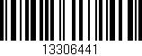 Código de barras (EAN, GTIN, SKU, ISBN): '13306441'