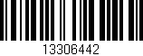 Código de barras (EAN, GTIN, SKU, ISBN): '13306442'