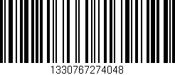 Código de barras (EAN, GTIN, SKU, ISBN): '1330767274048'