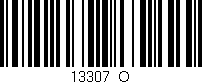 Código de barras (EAN, GTIN, SKU, ISBN): '13307_O'