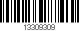 Código de barras (EAN, GTIN, SKU, ISBN): '13309309'