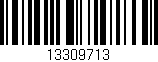 Código de barras (EAN, GTIN, SKU, ISBN): '13309713'
