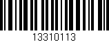 Código de barras (EAN, GTIN, SKU, ISBN): '13310113'