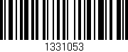 Código de barras (EAN, GTIN, SKU, ISBN): '1331053'