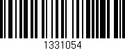 Código de barras (EAN, GTIN, SKU, ISBN): '1331054'