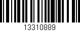 Código de barras (EAN, GTIN, SKU, ISBN): '13310889'