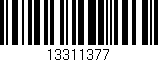 Código de barras (EAN, GTIN, SKU, ISBN): '13311377'