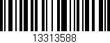 Código de barras (EAN, GTIN, SKU, ISBN): '13313588'