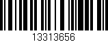 Código de barras (EAN, GTIN, SKU, ISBN): '13313656'