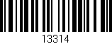 Código de barras (EAN, GTIN, SKU, ISBN): '13314'