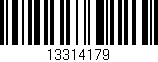 Código de barras (EAN, GTIN, SKU, ISBN): '13314179'