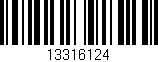 Código de barras (EAN, GTIN, SKU, ISBN): '13316124'