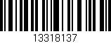 Código de barras (EAN, GTIN, SKU, ISBN): '13318137'