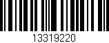 Código de barras (EAN, GTIN, SKU, ISBN): '13319220'