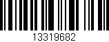 Código de barras (EAN, GTIN, SKU, ISBN): '13319682'