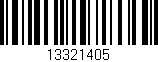 Código de barras (EAN, GTIN, SKU, ISBN): '13321405'
