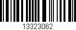 Código de barras (EAN, GTIN, SKU, ISBN): '13323062'