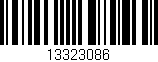Código de barras (EAN, GTIN, SKU, ISBN): '13323086'