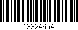 Código de barras (EAN, GTIN, SKU, ISBN): '13324654'