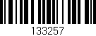Código de barras (EAN, GTIN, SKU, ISBN): '133257'