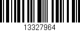 Código de barras (EAN, GTIN, SKU, ISBN): '13327964'