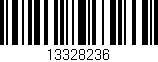 Código de barras (EAN, GTIN, SKU, ISBN): '13328236'