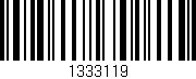 Código de barras (EAN, GTIN, SKU, ISBN): '1333119'