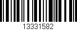 Código de barras (EAN, GTIN, SKU, ISBN): '13331582'