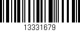 Código de barras (EAN, GTIN, SKU, ISBN): '13331679'